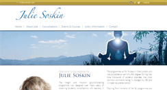 Desktop Screenshot of juliesoskin.com