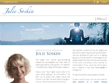 Tablet Screenshot of juliesoskin.com